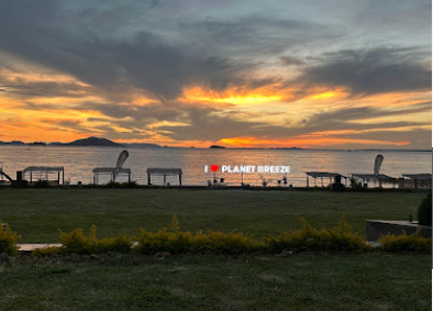 Sunset over Lake Victoria from Planet Breeze Resort in Port Bunyala
